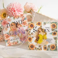 Flower Learning Craft Class PET Cartoon Style Vintage Style Stickers main image 8