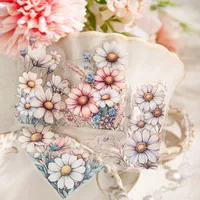 Flower Learning Craft Class PET Cartoon Style Vintage Style Stickers main image 1