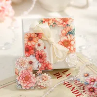 Flower Learning Craft Class PET Cartoon Style Vintage Style Stickers main image 7
