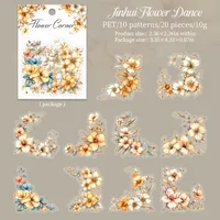Flower Learning Craft Class PET Cartoon Style Vintage Style Stickers sku image 3
