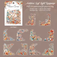 Flower Learning Craft Class PET Cartoon Style Vintage Style Stickers sku image 4