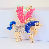 1 Piece Simple Style  Alloy Inlay Rhinestones Unisex Keychain main image 1