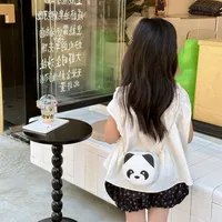 Kid'S Pu Leather Animal Cartoon Cute Round Zipper Shoulder Bag main image 5