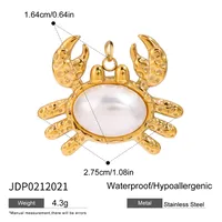 Basic Vacation Simple Style Geometric Underwater World Starfish 316 Stainless Steel  Multi Charms Bracelet Multi Charms Necklace Bikini Pendants sku image 6