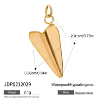 Basic Vacation Simple Style Geometric Underwater World Starfish 316 Stainless Steel  Multi Charms Bracelet Multi Charms Necklace Bikini Pendants sku image 8