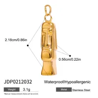 Basic Vacation Simple Style Geometric Underwater World Starfish 316 Stainless Steel  Multi Charms Bracelet Multi Charms Necklace Bikini Pendants sku image 15