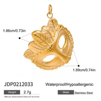 Basic Vacation Simple Style Geometric Underwater World Starfish 316 Stainless Steel  Multi Charms Bracelet Multi Charms Necklace Bikini Pendants sku image 3