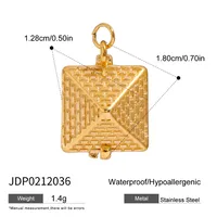 Basic Vacation Simple Style Geometric Underwater World Starfish 316 Stainless Steel  Multi Charms Bracelet Multi Charms Necklace Bikini Pendants sku image 16