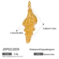Basic Vacation Simple Style Geometric Underwater World Starfish 316 Stainless Steel  Multi Charms Bracelet Multi Charms Necklace Bikini Pendants sku image 14