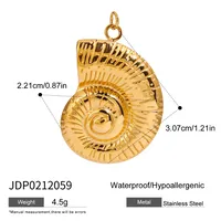 Basic Vacation Simple Style Geometric Underwater World Starfish 316 Stainless Steel  Multi Charms Bracelet Multi Charms Necklace Bikini Pendants sku image 9