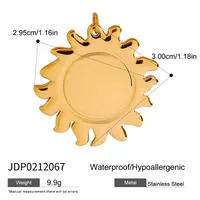 Basic Vacation Simple Style Geometric Underwater World Starfish 316 Stainless Steel  Multi Charms Bracelet Multi Charms Necklace Bikini Pendants sku image 4