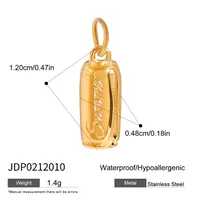 Basic Vacation Simple Style Geometric Underwater World Starfish 316 Stainless Steel  Multi Charms Bracelet Multi Charms Necklace Bikini Pendants sku image 5