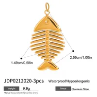 Basic Vacation Simple Style Geometric Underwater World Starfish 316 Stainless Steel  Multi Charms Bracelet Multi Charms Necklace Bikini Pendants sku image 55