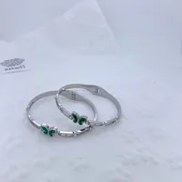Casual Vacation Modern Style Butterfly Copper Handmade Polishing Enamel Pearl White Gold Plated Women's Bangle main image 3