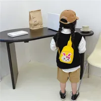 Girl'S Nylon Animal Cartoon Cute Oval Zipper Fanny Pack main image 6