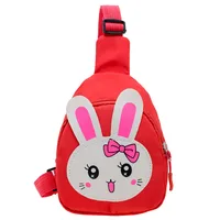 Girl'S Nylon Animal Cartoon Cute Oval Zipper Fanny Pack main image 7
