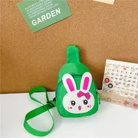 Girl'S Nylon Animal Cartoon Cute Oval Zipper Fanny Pack sku image 1