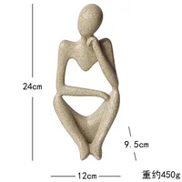 Simple Style Artistic Human Resin Ornaments Artificial Decorations sku image 11