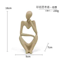 Simple Style Artistic Human Resin Ornaments Artificial Decorations sku image 9