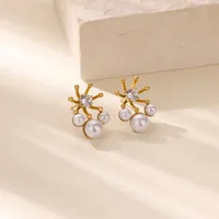 1 Pair Simple Style Geometric 304 Stainless Steel Ear Studs main image 7