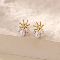 1 Pair Simple Style Geometric 304 Stainless Steel Ear Studs main image 8