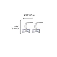 1 Pair Simple Style Geometric 304 Stainless Steel Ear Studs main image 5