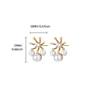 1 Pair Simple Style Geometric 304 Stainless Steel Ear Studs main image 3