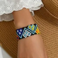 Vacation Classic Style Geometric Glass Glass Round Women's Bracelets sku image 2