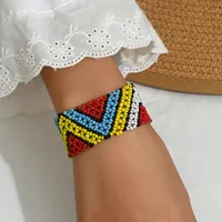 Vacation Classic Style Geometric Glass Glass Round Women's Bracelets sku image 3