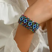 Vacation Classic Style Geometric Glass Glass Round Women's Bracelets sku image 8