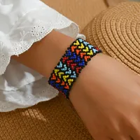 Vacation Classic Style Geometric Glass Glass Round Women's Bracelets sku image 9