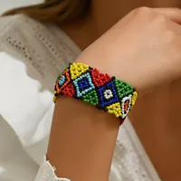 Vacation Classic Style Geometric Glass Glass Round Women's Bracelets sku image 12