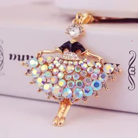 1 Piece Sweet Simple Style Solid Color Alloy Inlay Rhinestones Unisex Keychain main image 4