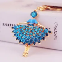 1 Piece Sweet Simple Style Solid Color Alloy Inlay Rhinestones Unisex Keychain main image 3