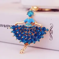 1 Piece Sweet Simple Style Solid Color Alloy Inlay Rhinestones Unisex Keychain main image 6