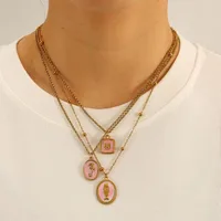 Vacation Classic Style Sun 304 Stainless Steel Plating Women's Necklace main image 2