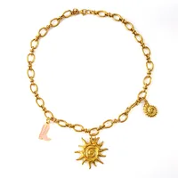 Vacation Classic Style Sun 304 Stainless Steel Plating Women's Necklace main image 3