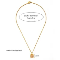 Vacation Classic Style Sun 304 Stainless Steel Plating Women's Necklace sku image 3