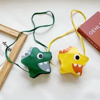 Kid'S Pu Leather Cartoon Cute Pentagram Zipper Crossbody Bag main image 3