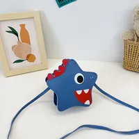 Kid'S Pu Leather Cartoon Cute Pentagram Zipper Crossbody Bag sku image 3