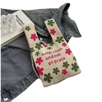 Women's Polyester Flower Streetwear Beading Square Zipper Square Bag main image 4