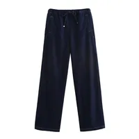 Holiday Daily Selfie Women's Streetwear Solid Color Cotton Polyester Denim Pant Co-ord Set Shorts Sets main image 4