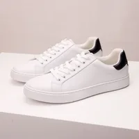 Men's Casual Solid Color Sewing Thread Round Toe Skate Shoes main image 2