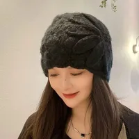 Women's Simple Style Solid Color Eaveless Wool Cap sku image 16