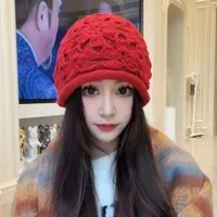Women's Simple Style Solid Color Eaveless Wool Cap sku image 20