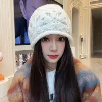 Women's Simple Style Solid Color Eaveless Wool Cap sku image 21