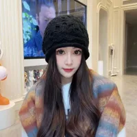 Women's Simple Style Solid Color Eaveless Wool Cap sku image 26