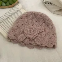 Women's Simple Style Solid Color Eaveless Wool Cap sku image 30