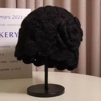 Women's Simple Style Solid Color Eaveless Wool Cap sku image 31