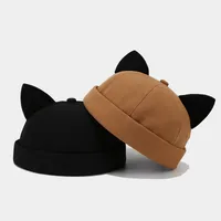 Unisex Cute Solid Color Eaveless Landlord Cap main image 2